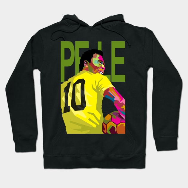 legend football player - pele Hoodie by rifaisetyo